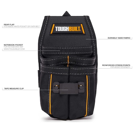 Toughbuilt Pouch, Non-ClipTech Pouches, Polyester TB-23